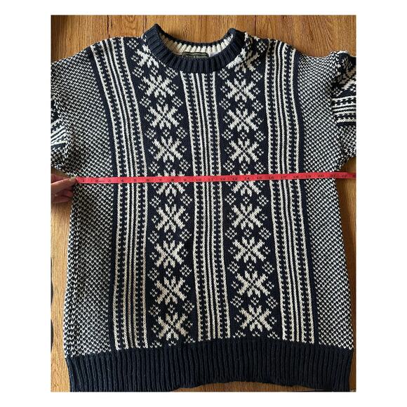 Croft & Barrow Winter Patterned Cosby Sweater Men's Size Large - Picture 3 of 4